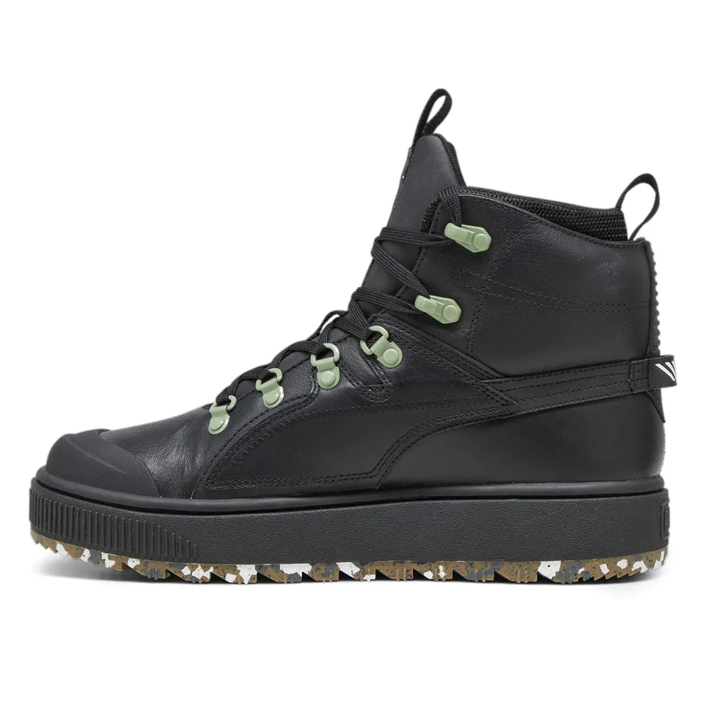 AMG Ren Round Toe Lace Up Boots