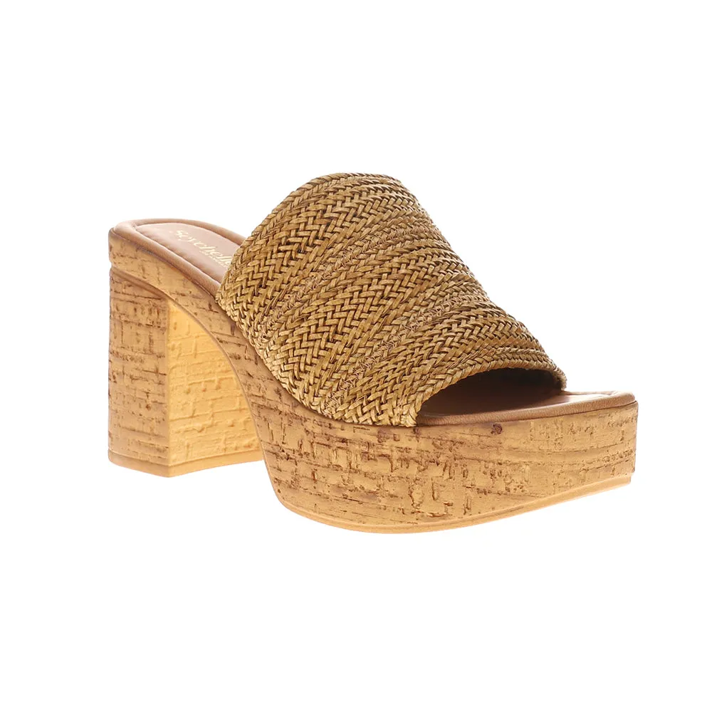 Applause Block Heel Platform Sandals