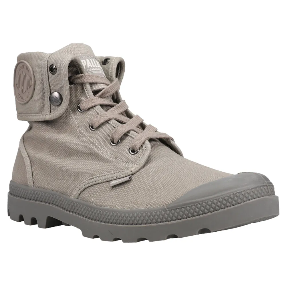Baggy Round Toe Lace Up Boots