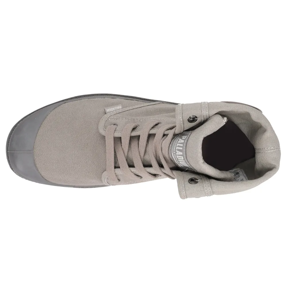 Baggy Round Toe Lace Up Boots