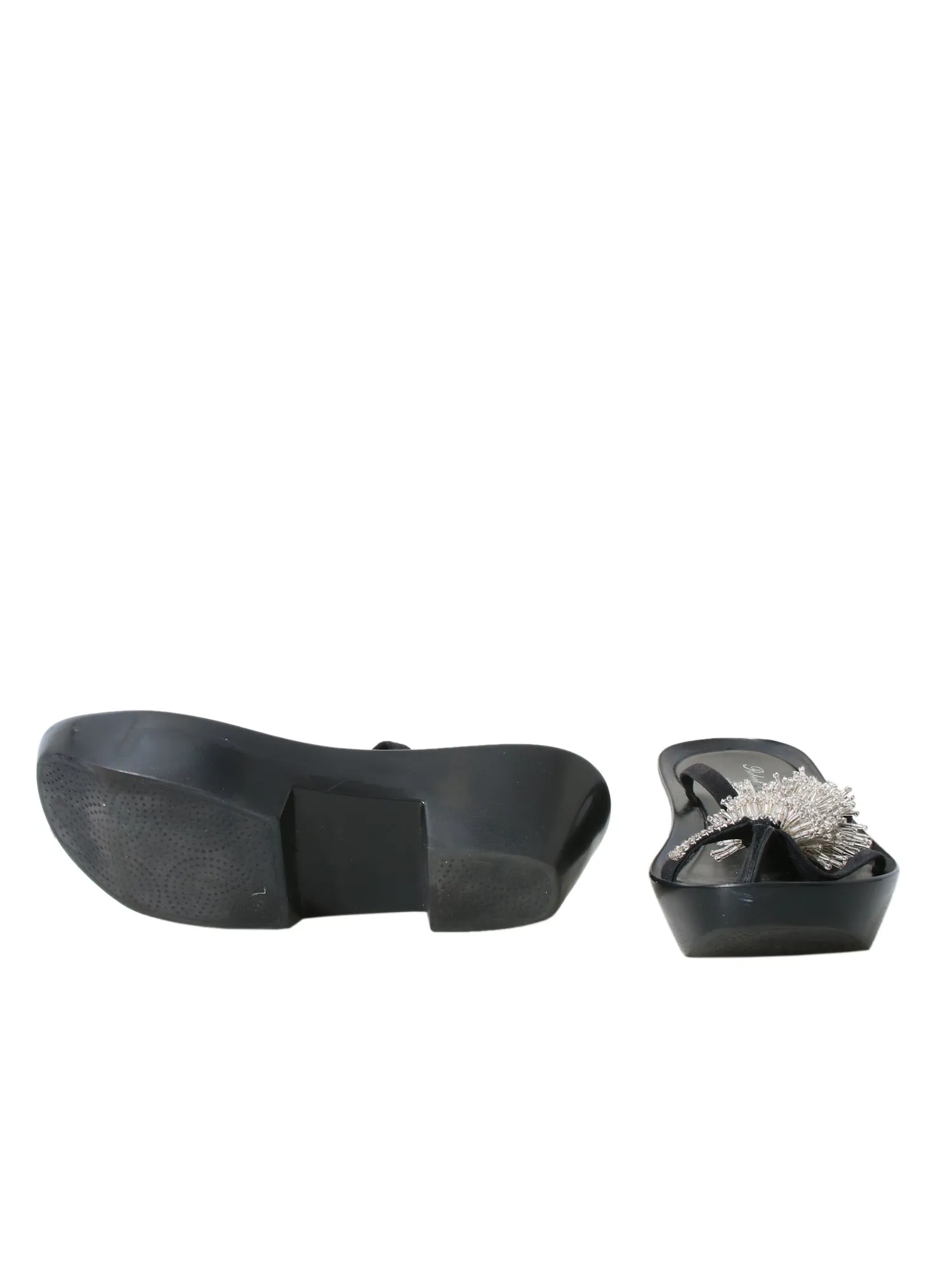 Beaded Platform Sandals