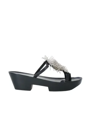 Beaded Platform Sandals