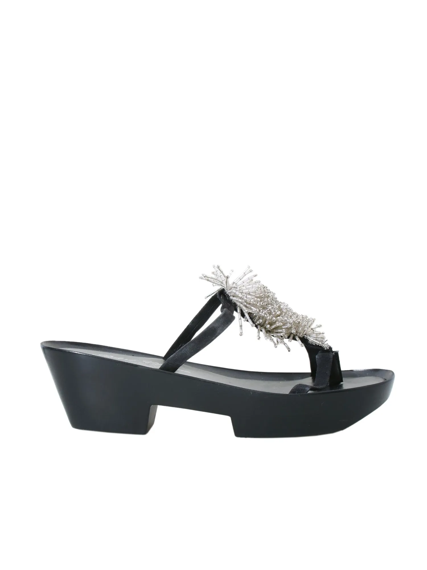 Beaded Platform Sandals