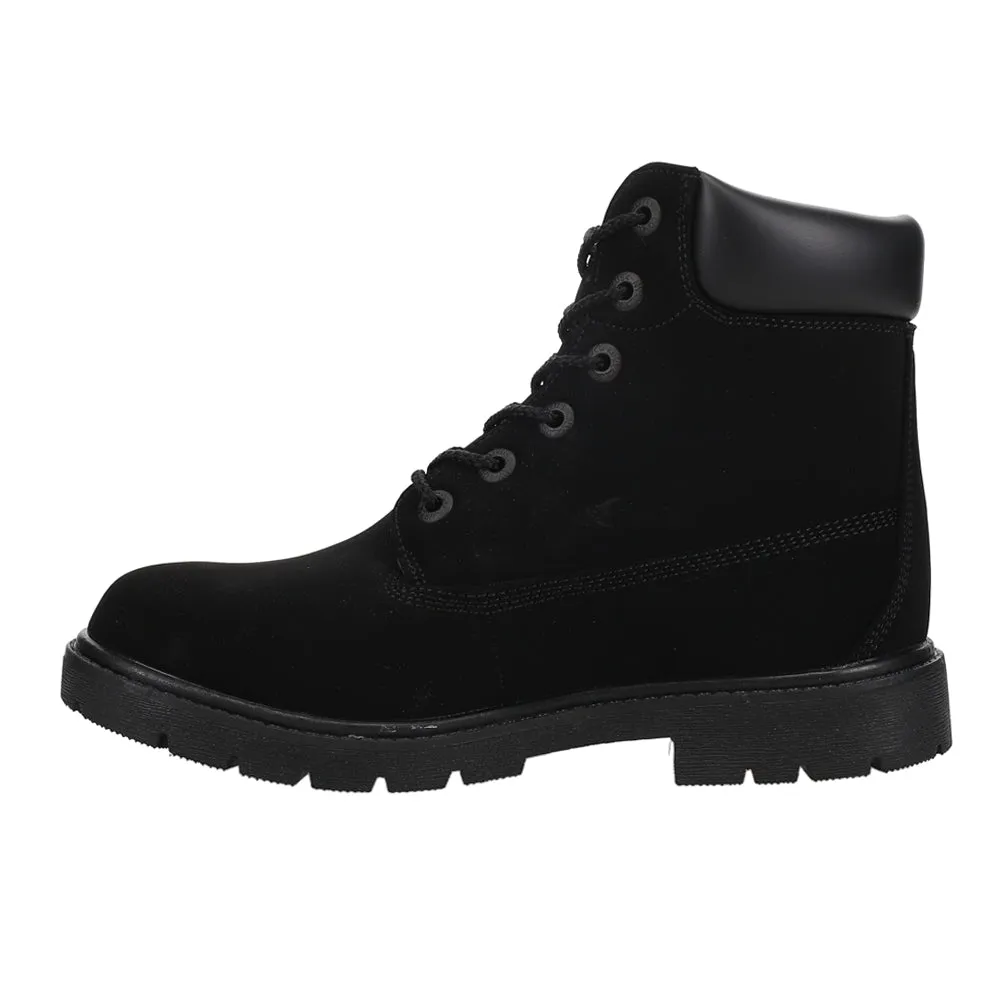 Brace Hi Round Toe Lace Up Boots