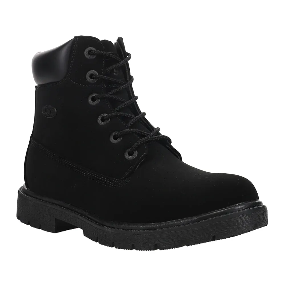 Brace Hi Round Toe Lace Up Boots