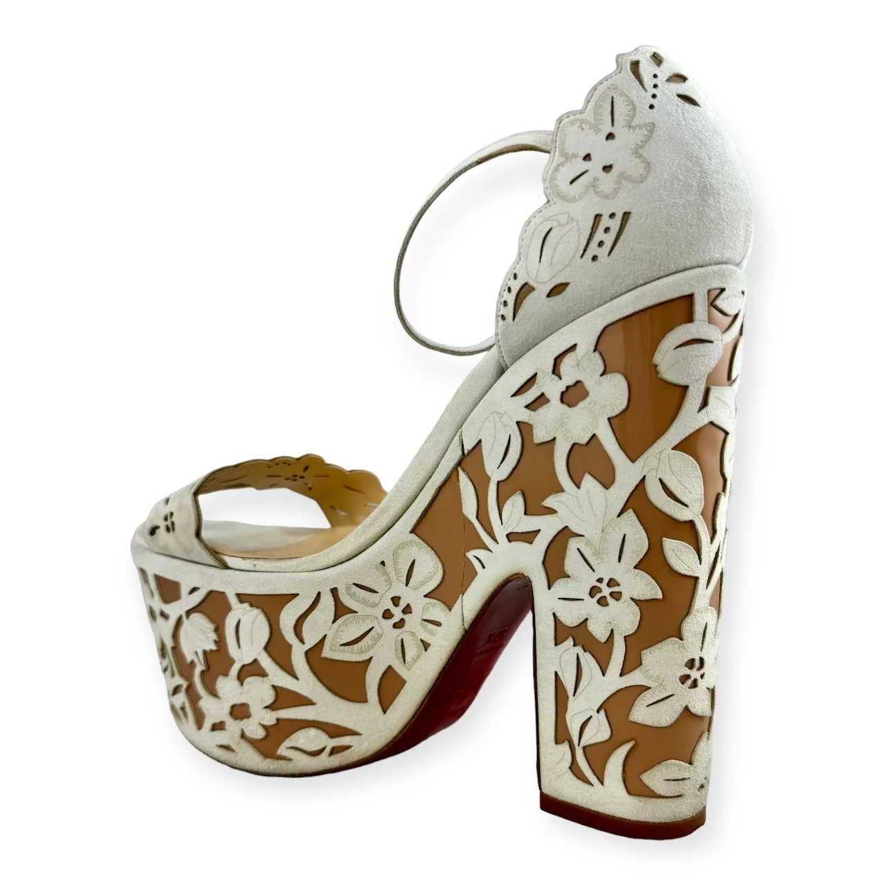 CHRISTIAN LOUBOUTIN Houghton Platform Sandals | Size 37.5