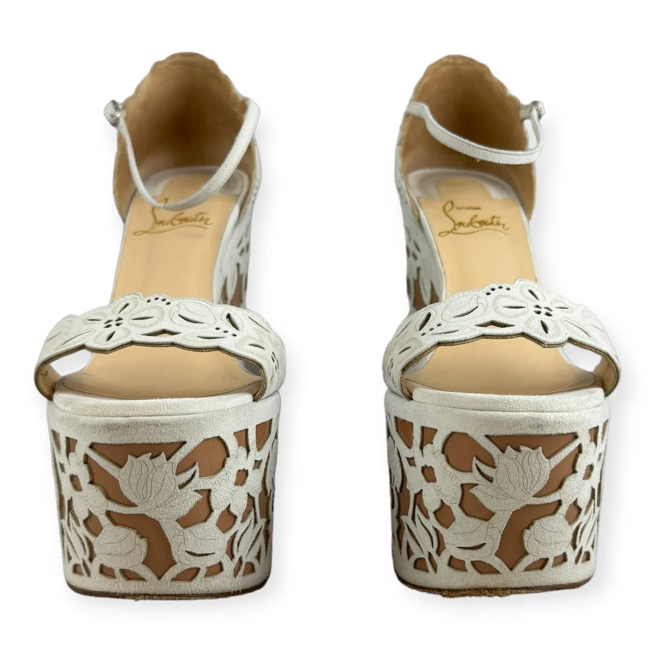 CHRISTIAN LOUBOUTIN Houghton Platform Sandals | Size 37.5