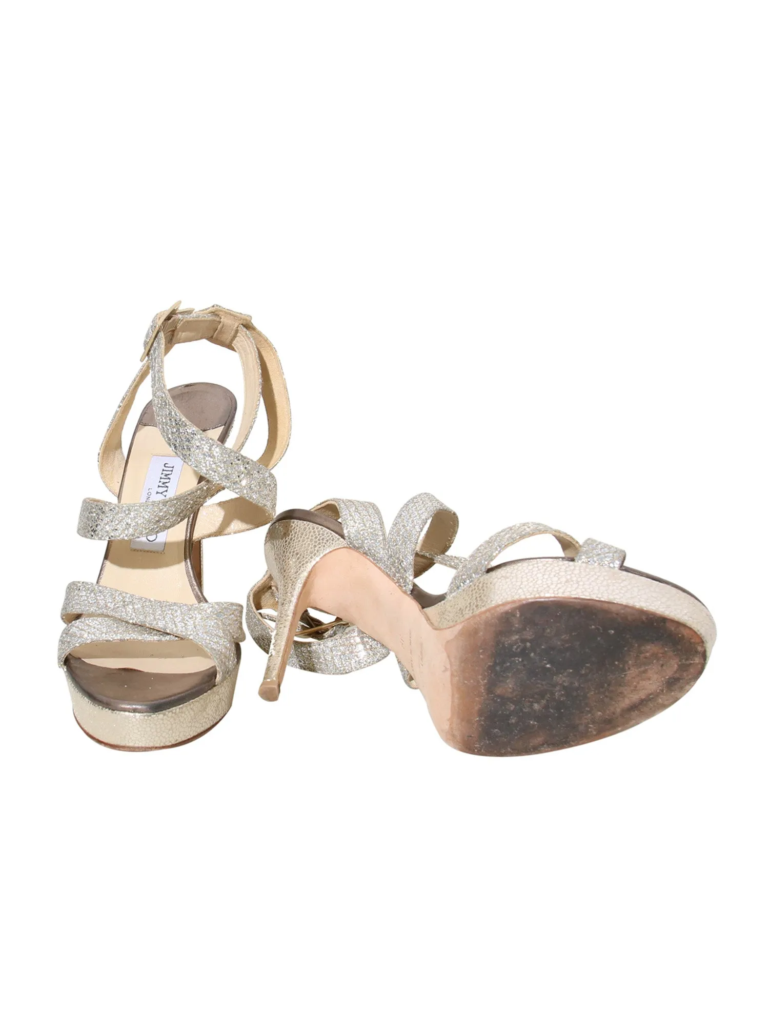 Glitter Platform Sandals