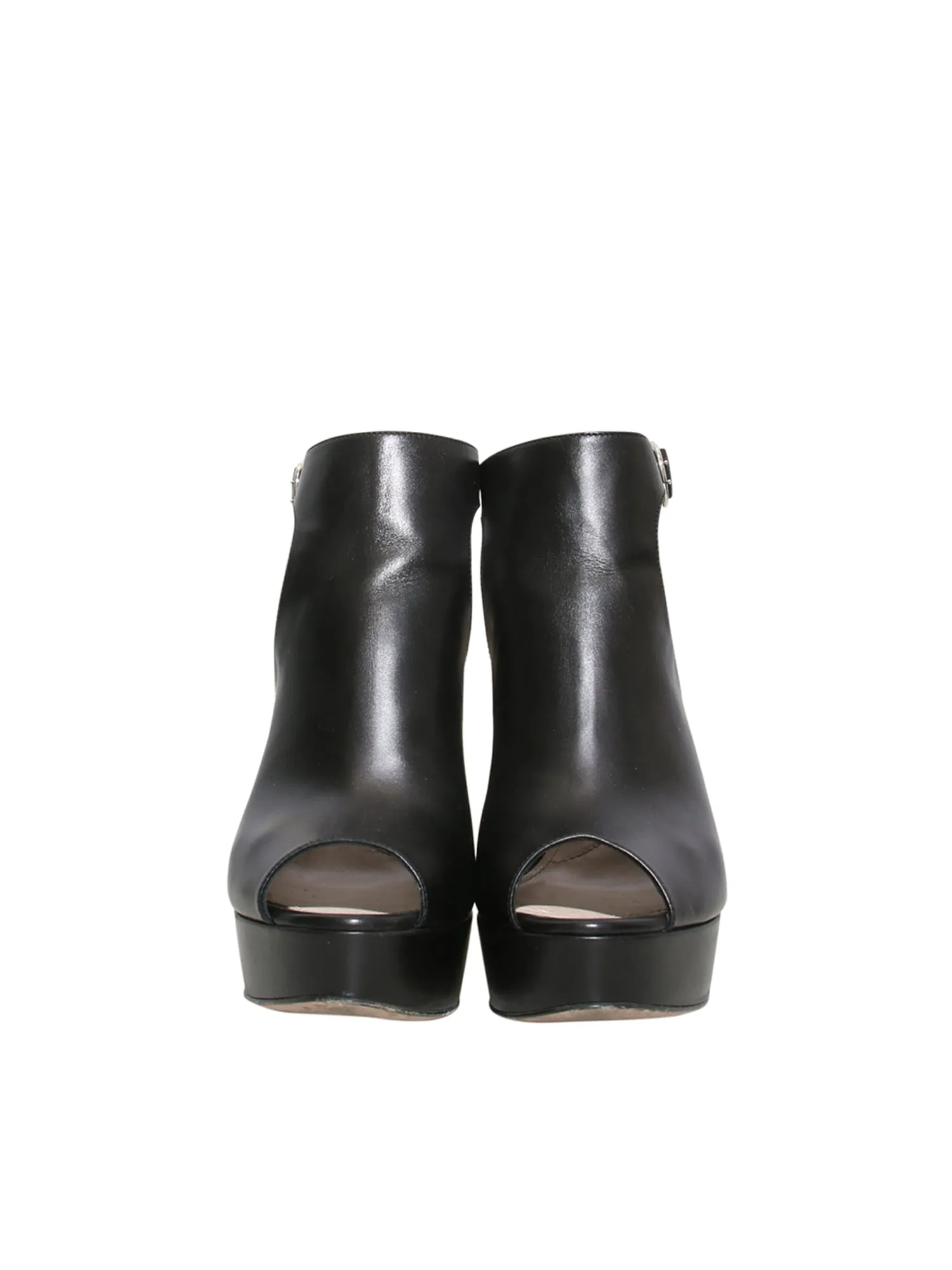 Leather Wedge Sandals