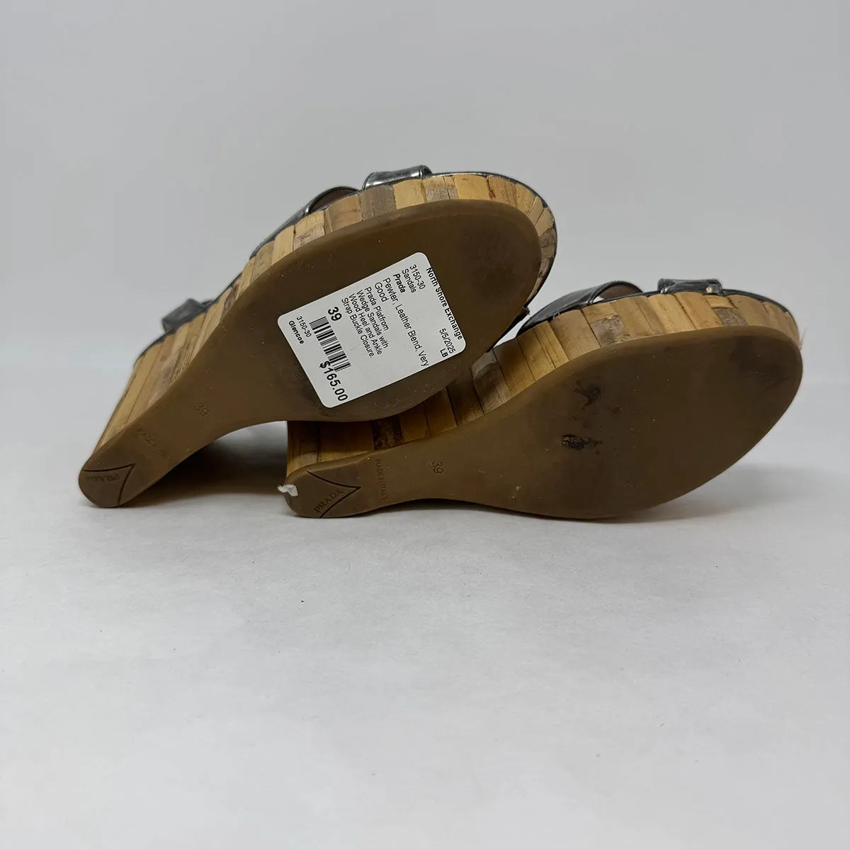 Prada Platfrom Wedge Sandals