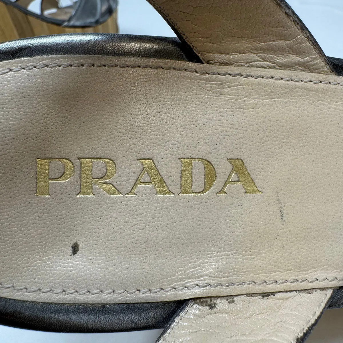 Prada Platfrom Wedge Sandals