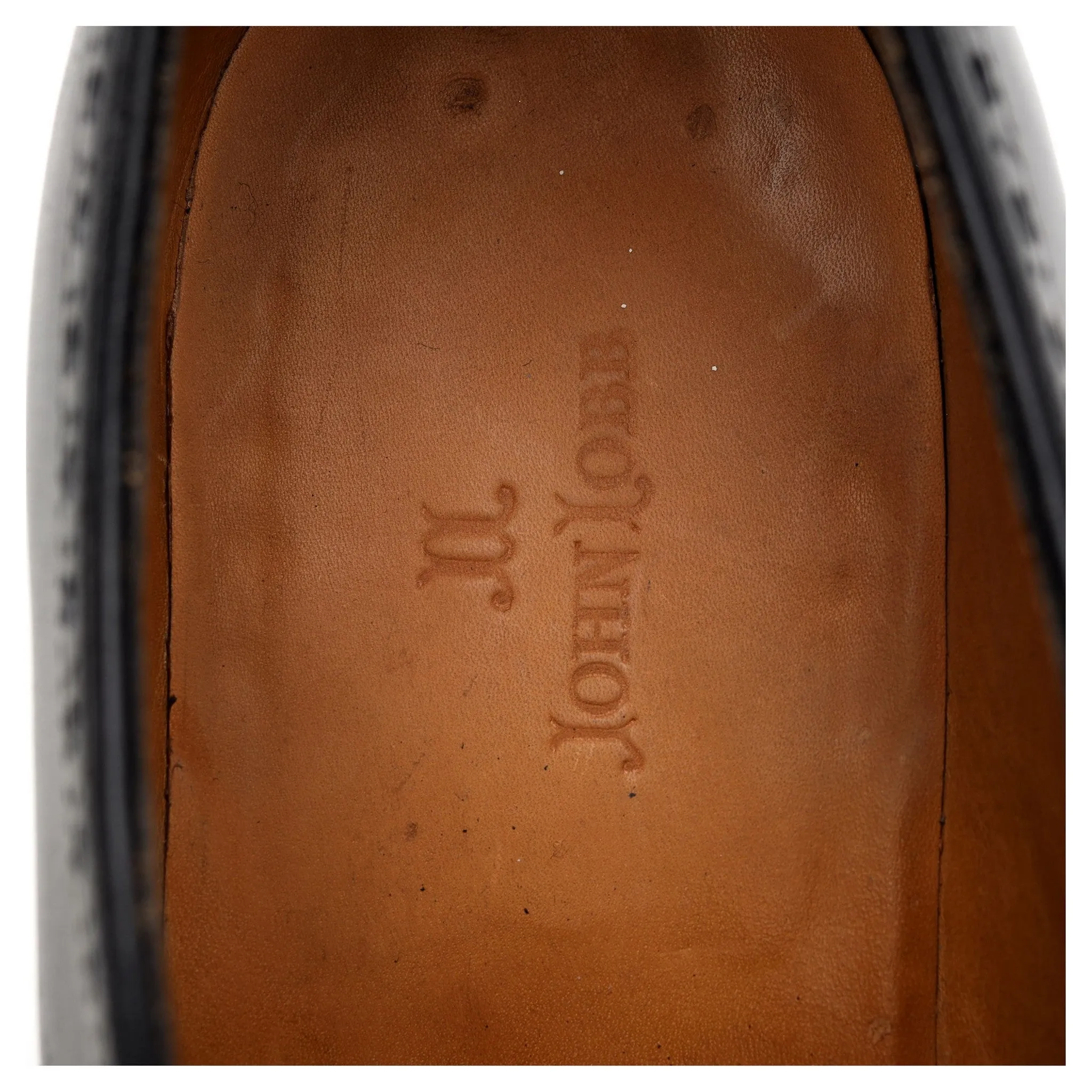 'Seymour' Black Leather Oxford Brogues UK 6 E