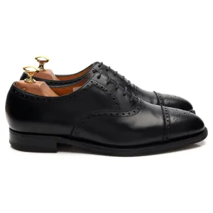 'Seymour' Black Leather Oxford Brogues UK 6 E