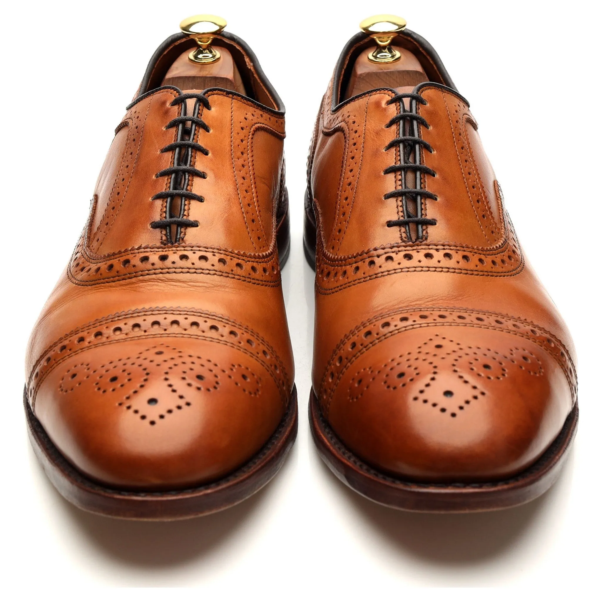 'Strand' Tan Brown Oxford Brogues UK 11 US 11.5 EEE