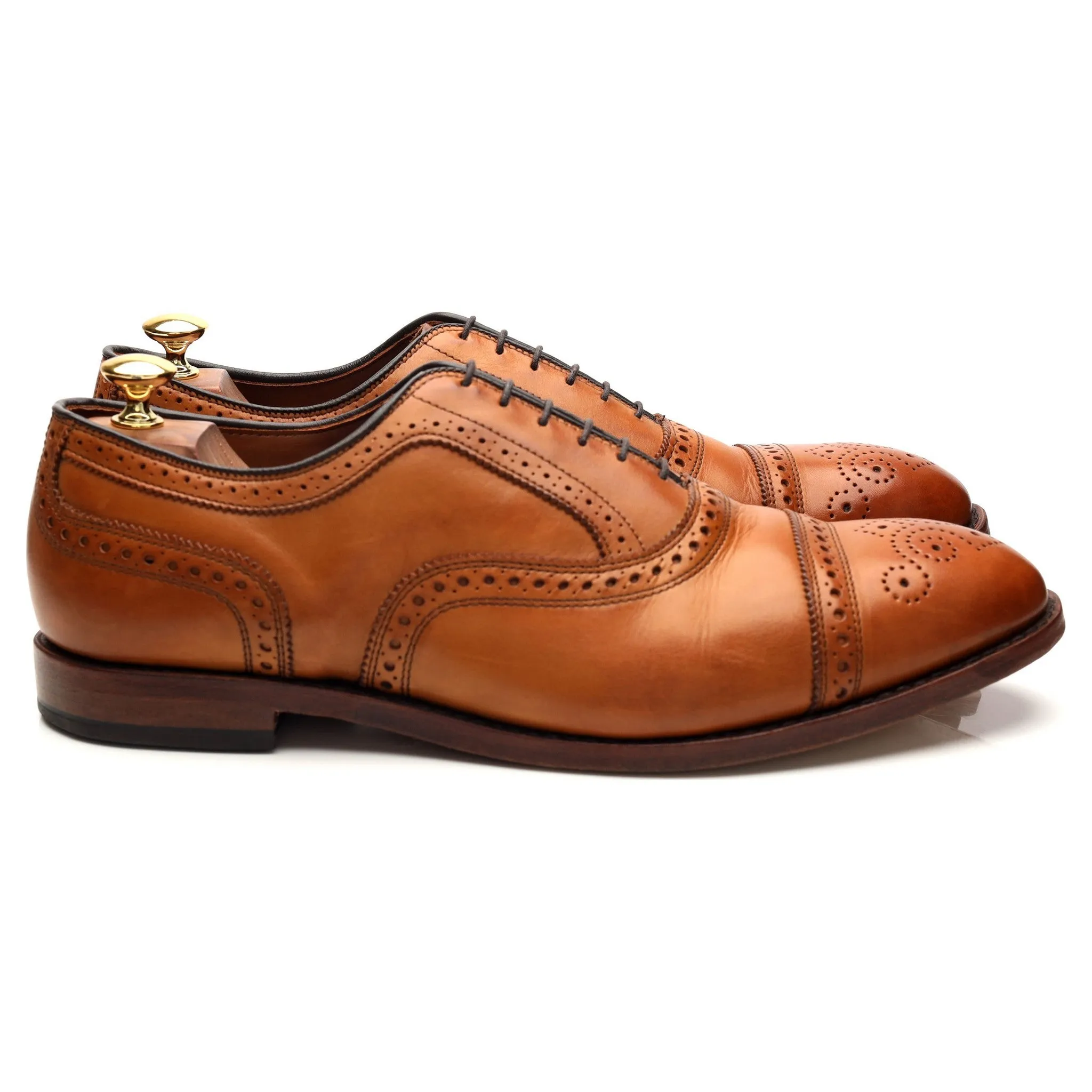 'Strand' Tan Brown Oxford Brogues UK 11 US 11.5 EEE