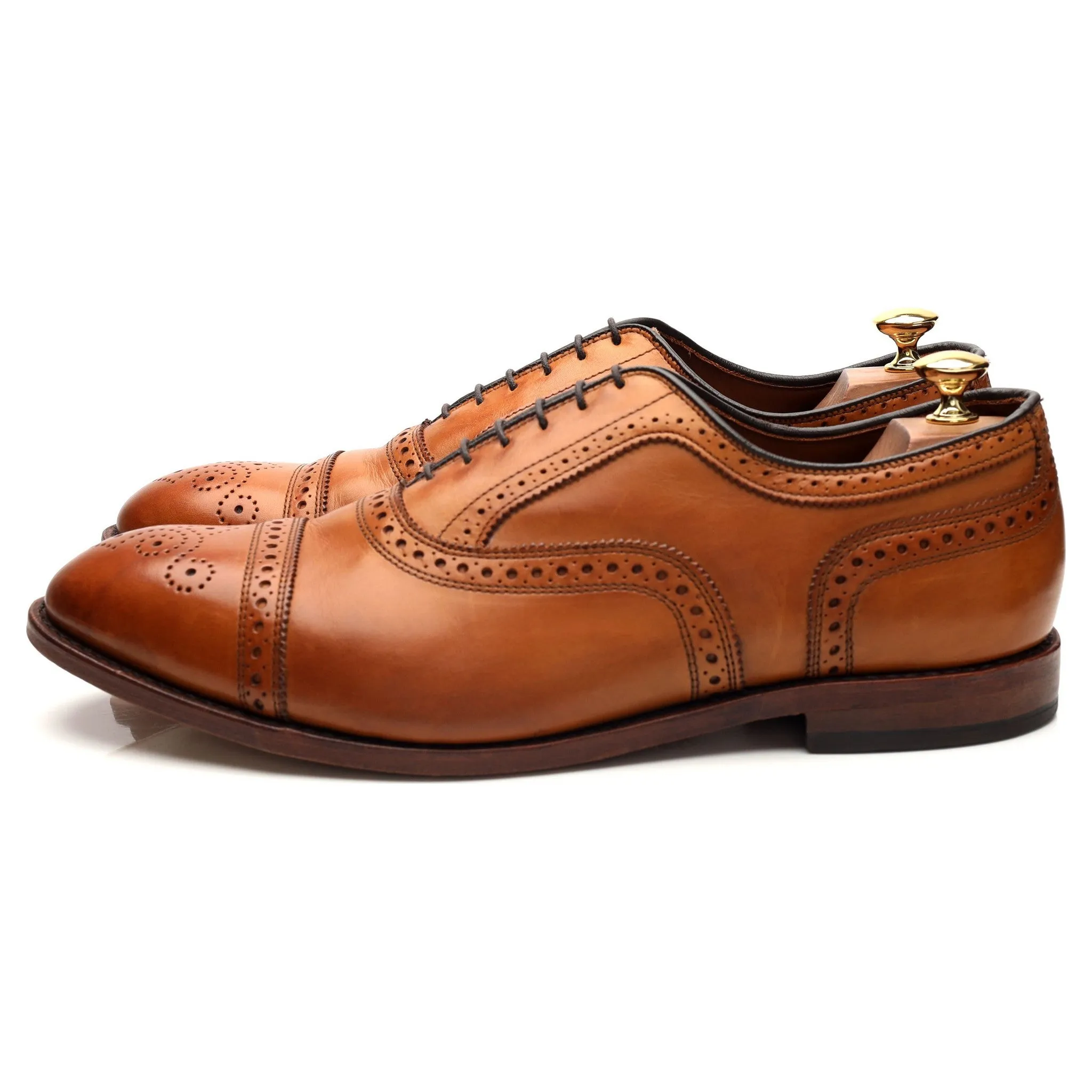 'Strand' Tan Brown Oxford Brogues UK 11 US 11.5 EEE