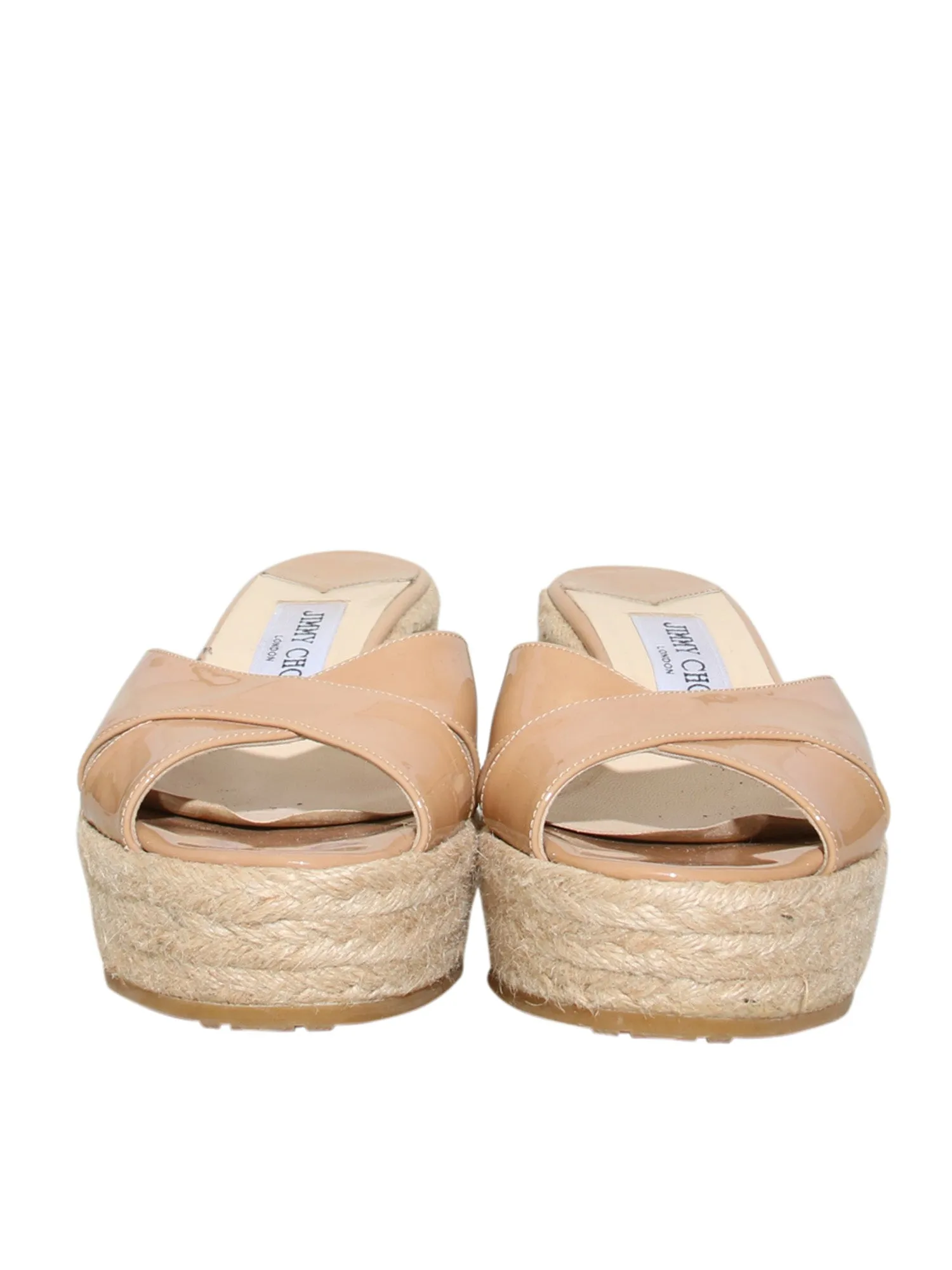 Straw Wedge Sandals