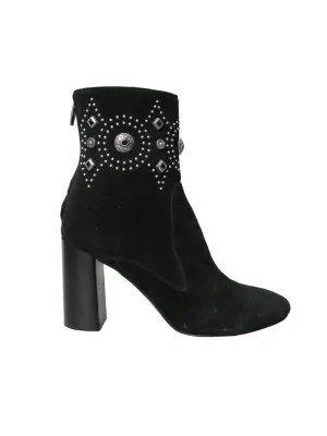 Suede Studded Boots