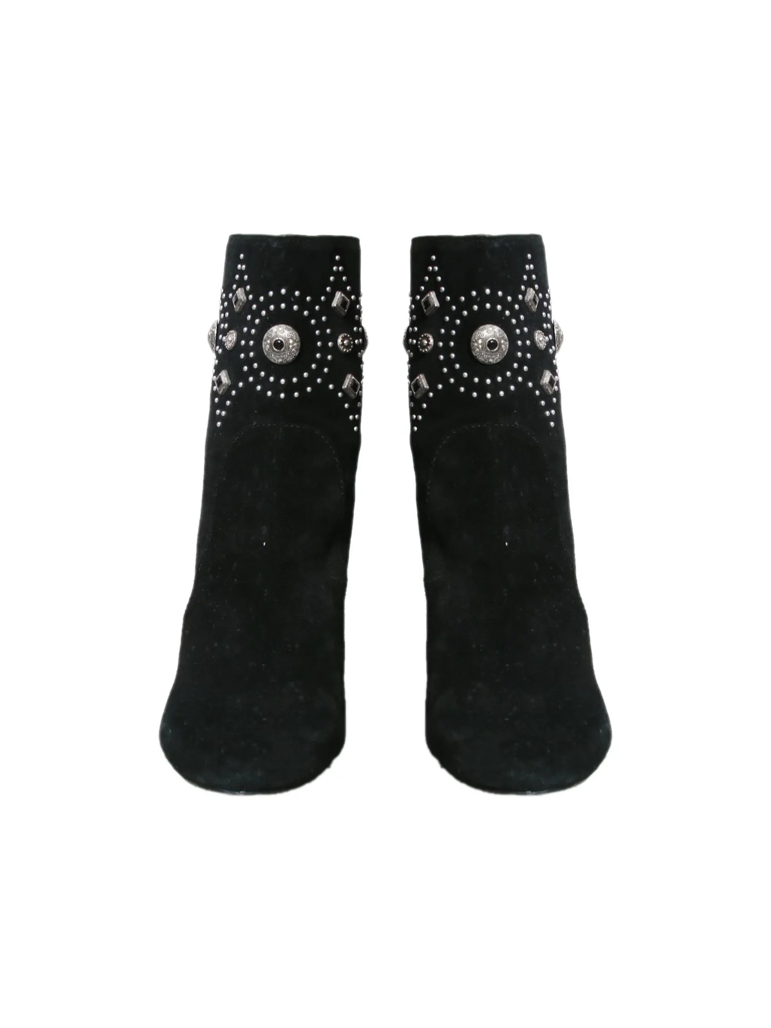 Suede Studded Boots