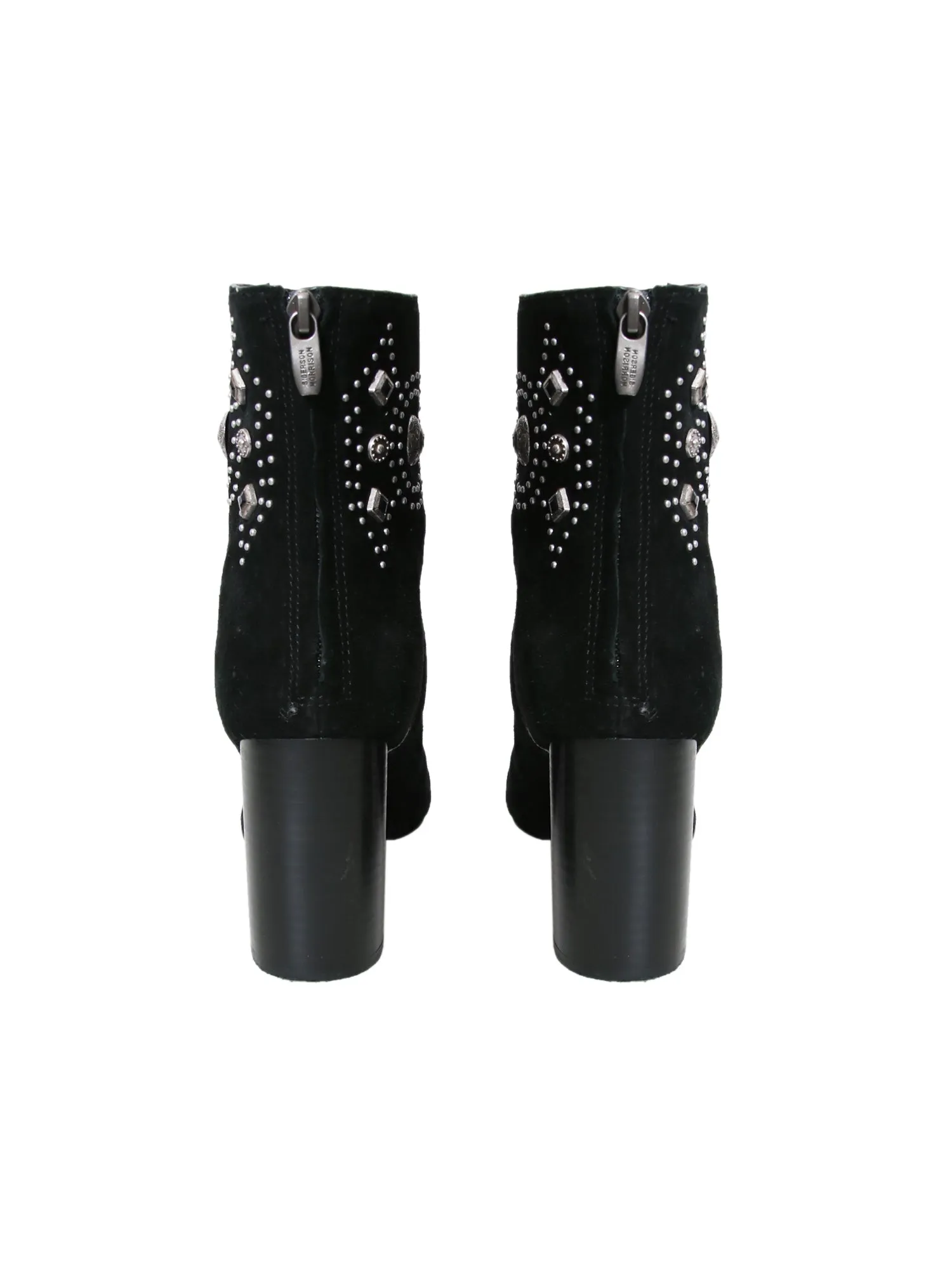 Suede Studded Boots